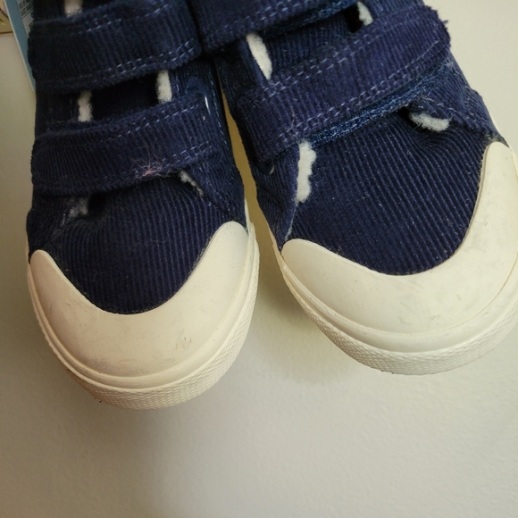 🎯nwt cat & Jack blue corduroy Roman sneaker - Picture 8 of 9
